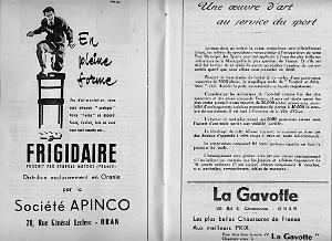 ORAN 5 MAI 1957 PLAQUETTE D INAUGURATION DU STADE MUNICIPAL  (5)